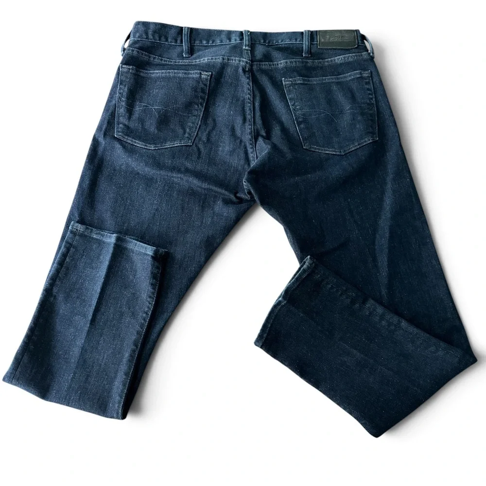 Polo Ralph Lauren Sullivan Slim Jeans Men 36x30 Dark Wash Stretch Denim Distress